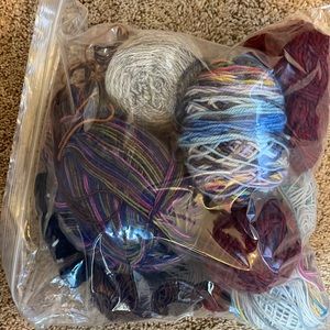 Bag of yarn destash